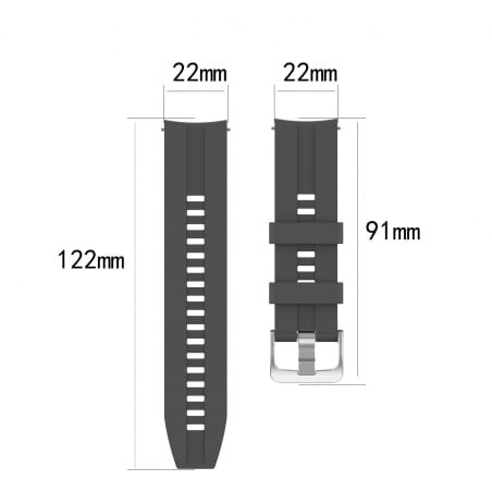 Curea Huawei Watch GT 2 – 46mm – Silicon – Orange – H0008