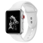 Curea Apple Watch 1/2/3 – 42 mm – Silicon – White – A295