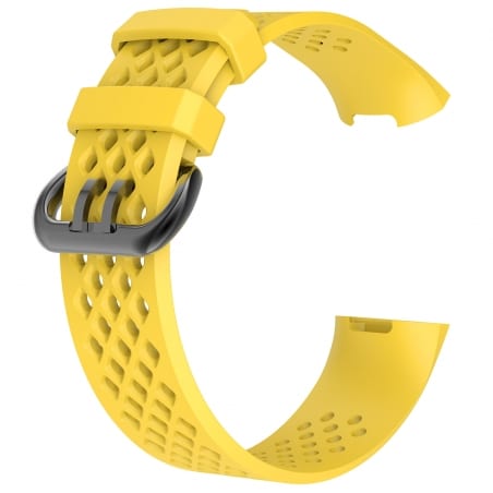 Curea Fitbit Charge 4 – L – Silicon – Yellow – FB033