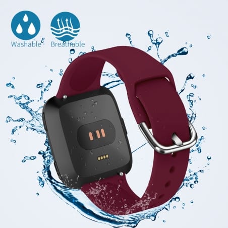 Curea Fitbit Versa – Silicon – L – Dark Magenta – FB014