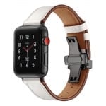 Curea Apple Watch 4 / 5 – 44 mm – Piele – White – A306