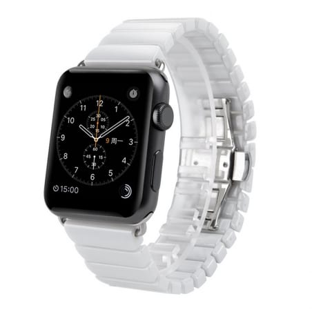 Curea Apple Watch 1/2/3 – 38mm – Ceramică – White – A336