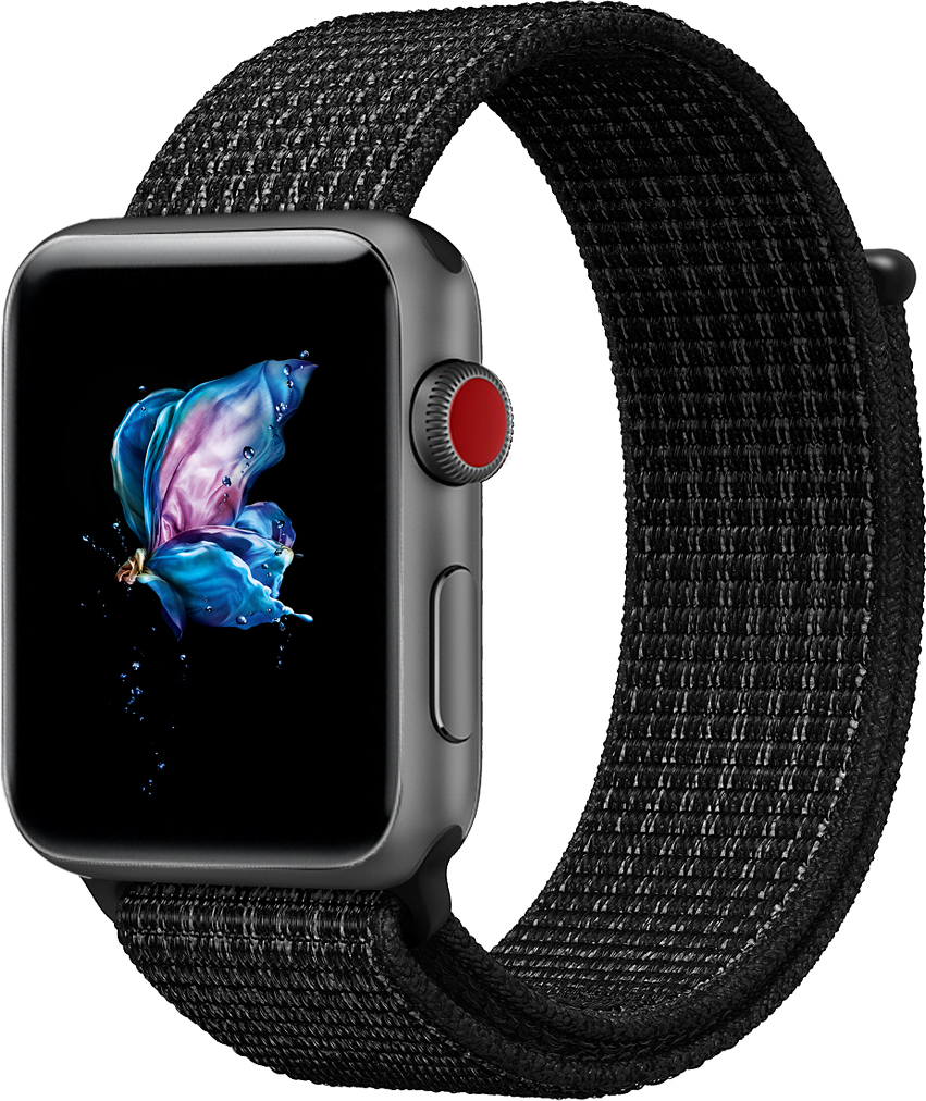 Curea Apple Watch 1/2/3 38 mm / Royal Black