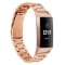 Curea Fitbit Charge 3 – Metal – Rose Gold – FB093