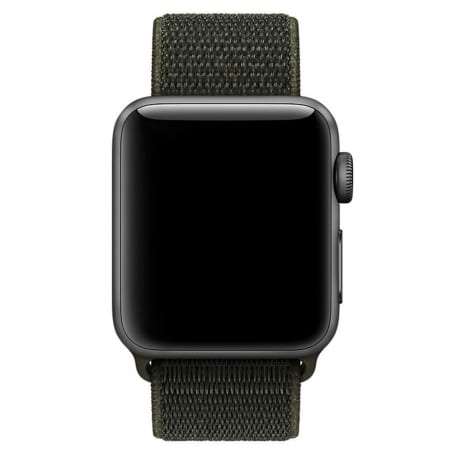 Curea Apple Watch 4/5- 44 mm – Nylon – Dark Kaki – A255