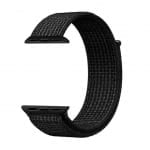 Curea Apple Watch 1/2/3 – 42 mm – Nylon – Firebrick Black – A248