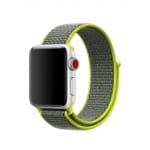 Curea Apple Watch 1/2/3 – 42 mm – Nylon – Gray Yellow – A245