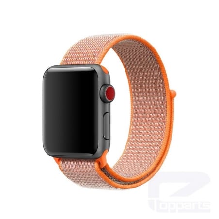 Curea Apple Watch 4/5 – 44 mm – Nylon – Hot Coral – A262