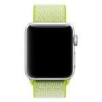 Curea Apple Watch 1/2/3 – 42 mm – Nylon – Greeny Yellow – A259