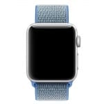 Curea Apple Watch 1/2/3 – 42 mm – Nylon – Dark Powder Blue – A258