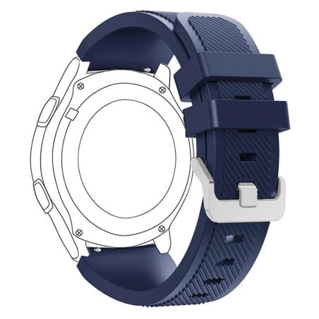 Curea Huawei Watch GT 46 mm – Silicon – Navy – S810