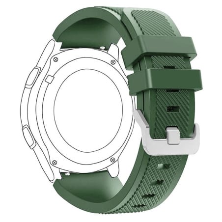 Curea Huawei Watch GT 46 mm – Silicon – Dark Olive Green – S812