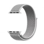 Curea Apple Watch 1/2/3 – 38 mm – Nylon – Gray – White – A236