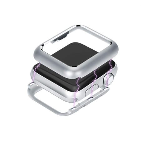 Husă de protecție Apple Watch 1/2/3 42mm – Metal – Silver – A405