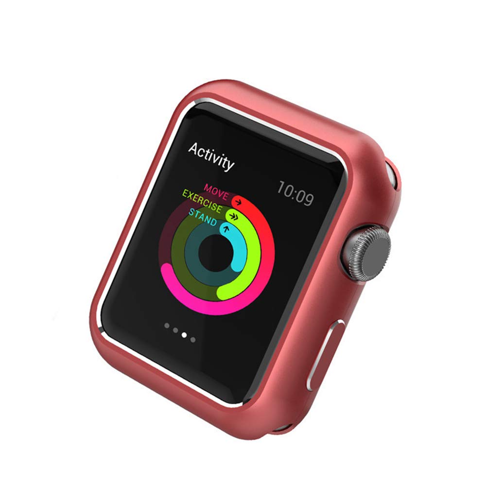 Husă de protecție Apple Watch 1/2/3 38mm – Metal – Red – A400