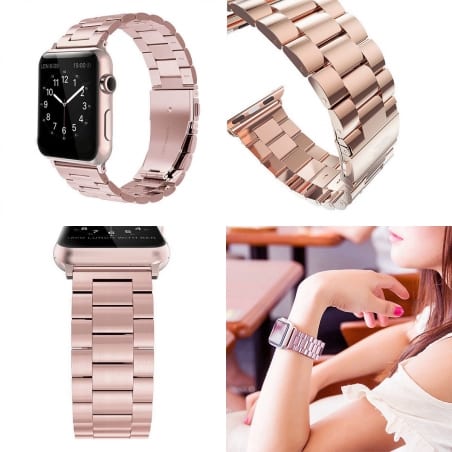 Curea Apple Watch 4/5 – 40 mm – Metal – Rose Pink – A419