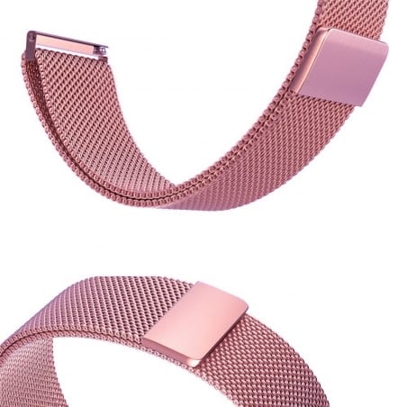 Curea Milanese Huawei Watch GT 2 – 46mm – Oțel inoxidabil – Rose Pink – S952