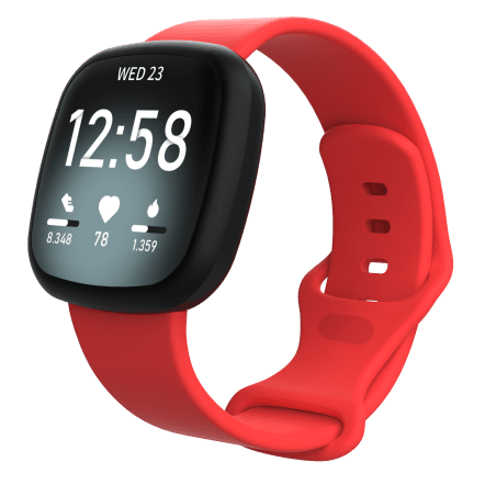Curea Fitbit Sense – Silicon – S – Red – FB138
