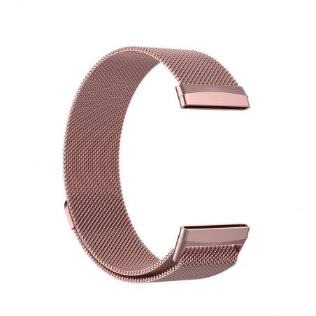 Curea Milanese Fitbit Versa 3 – Oțel inoxidabil – Rose Pink – FB152