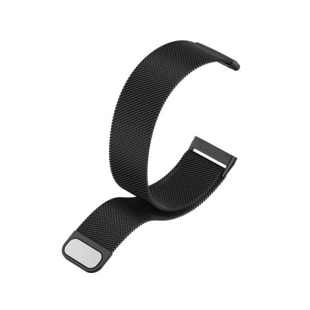 Curea Milanese Fitbit Versa 4 – Oțel inoxidabil – Black – FB221