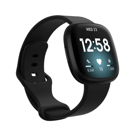Curea Fitbit Versa 3 – Silicon – L – Black – FB163