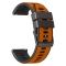 Curea Huawei Watch 3 – Silicon – Orange – Black – H0124