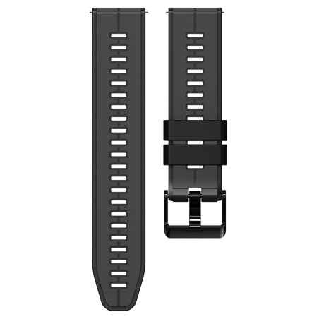 Curea Huawei Watch 3 Pro – Silicon – Carbon – Black – H0129