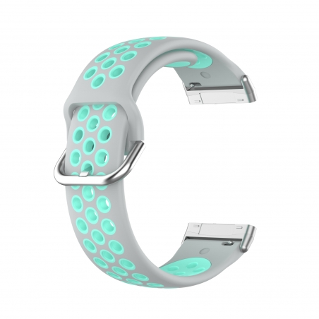 Curea Fitbit Sense – Silicon – Gray – Teal – FB178