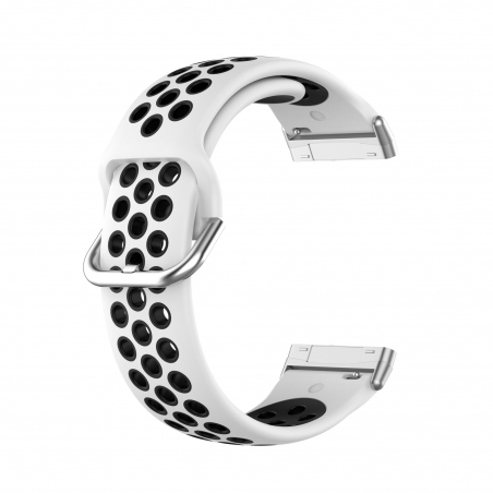 Curea Fitbit Sense – Silicon – White – Black – FB177