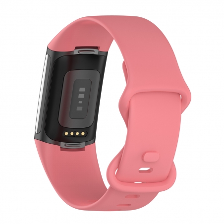 Curea Fitbit Charge 5 – Silicon – S – Dark Pink – FB201