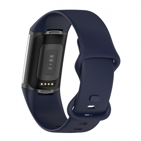 Curea Fitbit Charge 5 – Silicon – L – Dark Blue – FB190