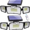 Proiector solar cu 218 leduri / Senzor de mișcare!