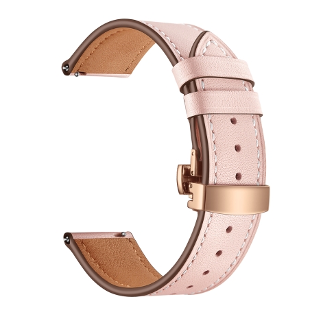 Curea Huawei Watch 3 Pro – Piele – G – Rose Pink – S1076