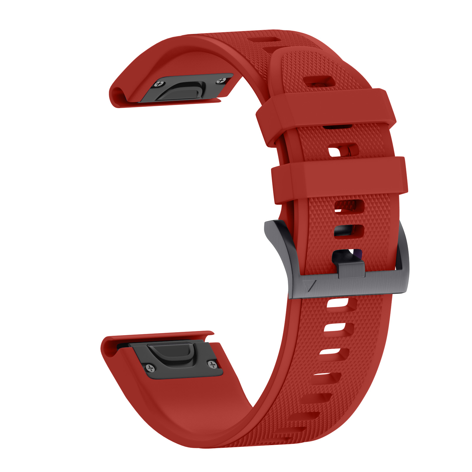 Curea Garmin Fenix 7 / 22mm / Silicon, Dark Red