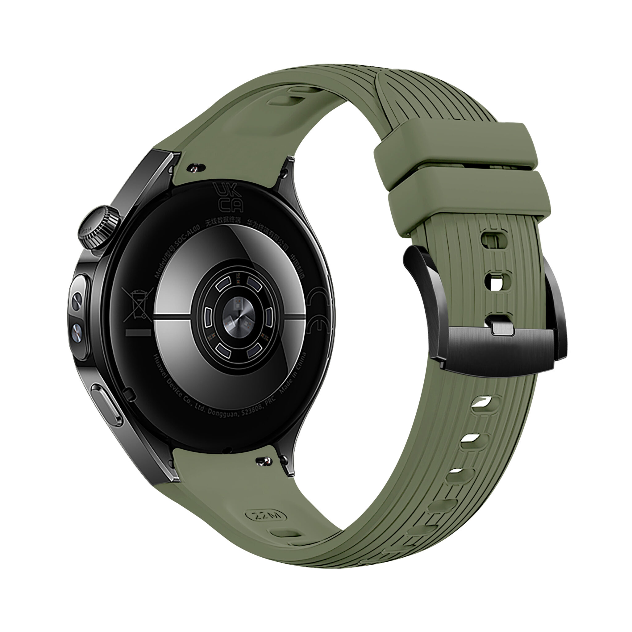 Curea Huawei Watch 5 46 mm / Silicon / Dark Green