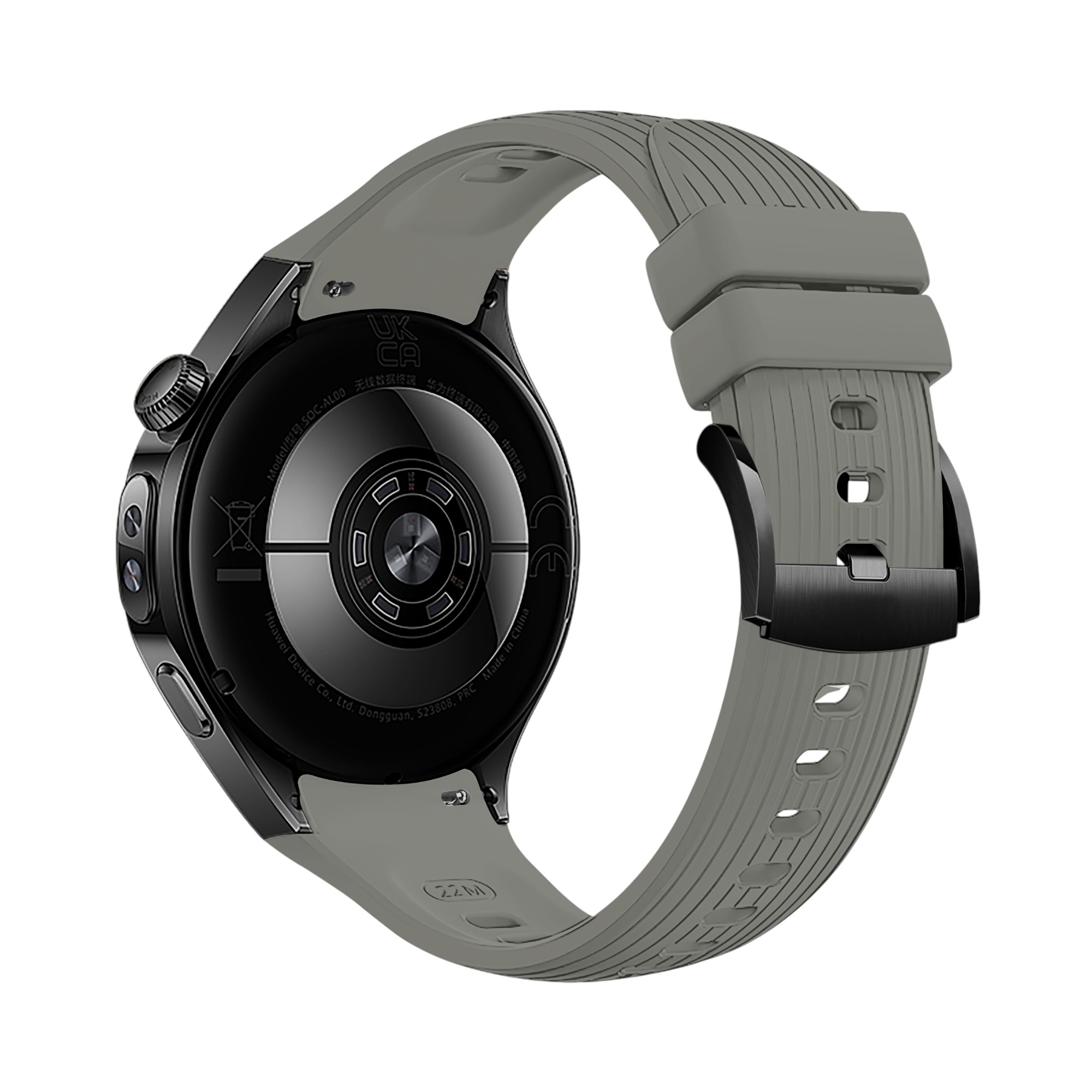 Curea Huawei Watch 5 46 mm / Silicon / Gray
